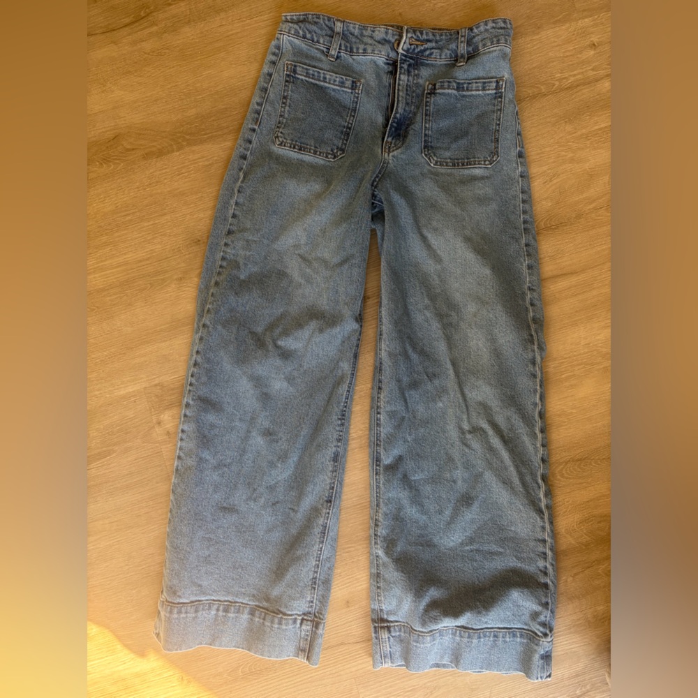 H&M Women's Blue Flare Jeans